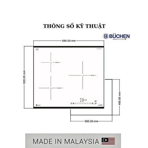 Bếp từ Buchen BUC636MS