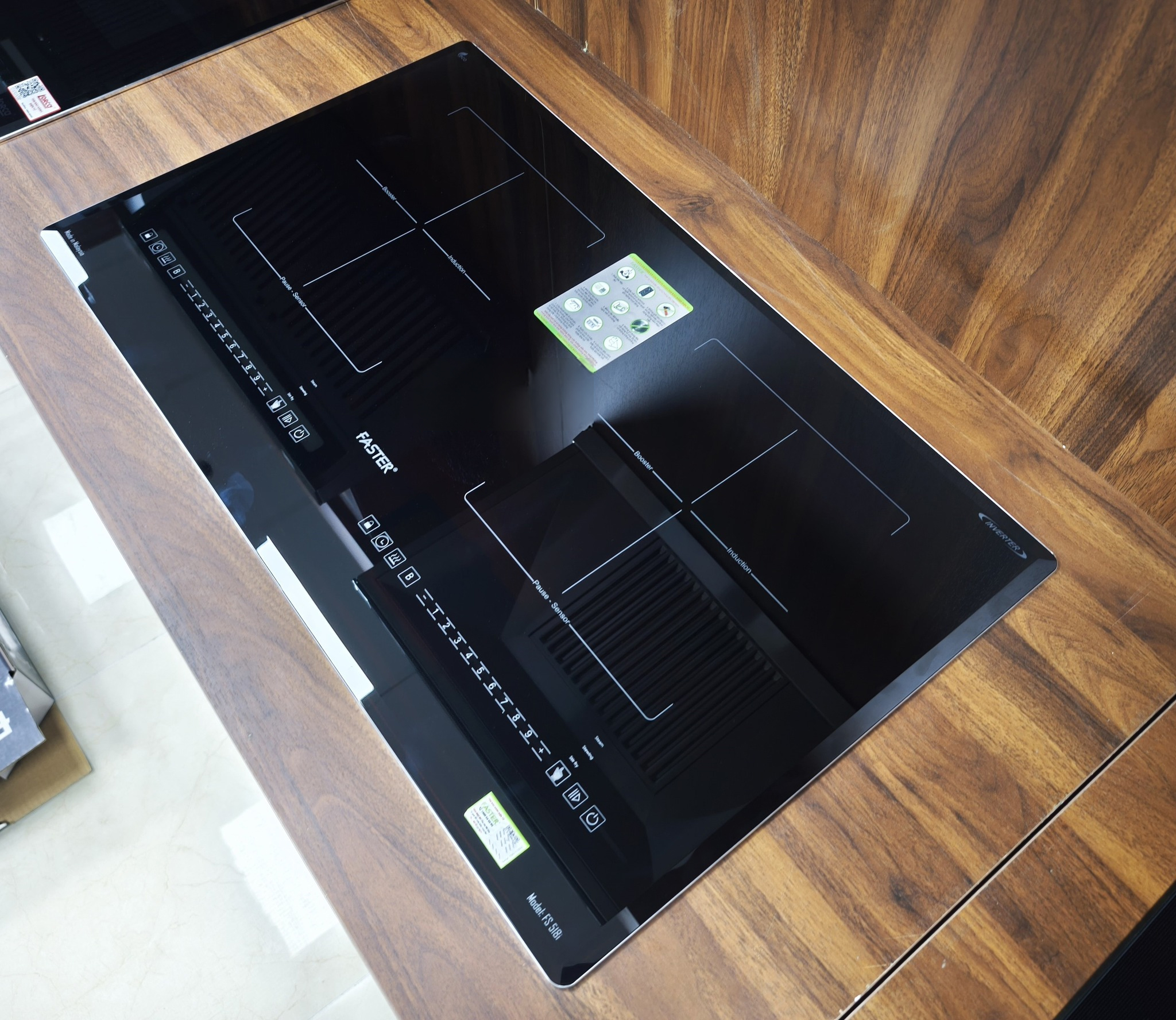 Bếp từ 2 vùng nấu Inverter nhập khẩu Malaysia Faster FS518I