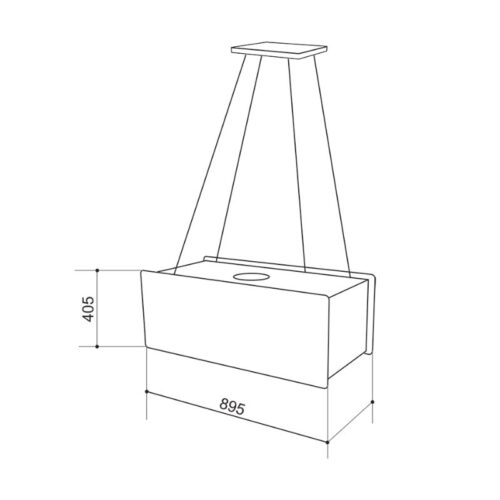 Máy hút mùi đảo Faster TS0190