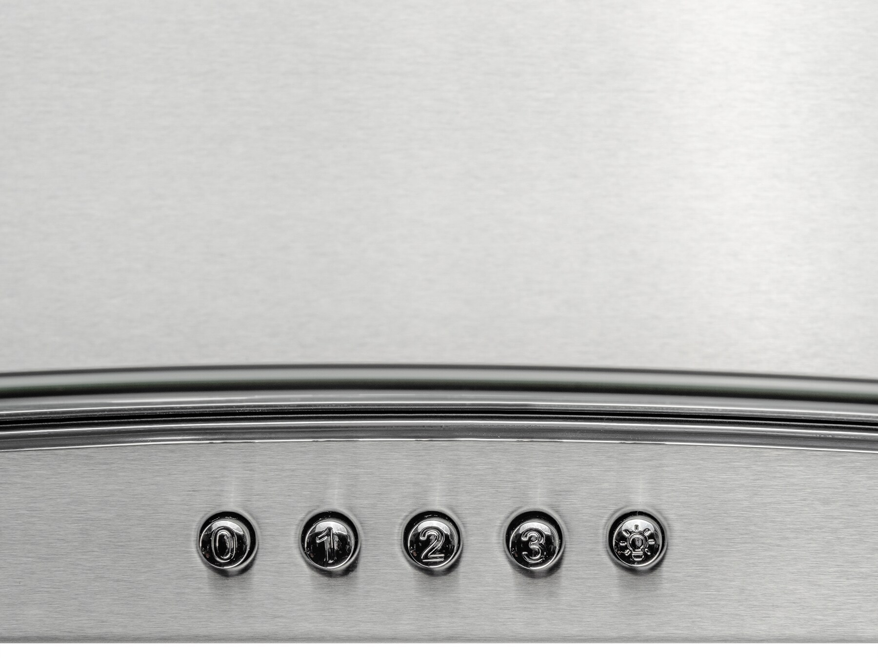 Máy hút mùi áp tường kính cong Inox 70cm Bauer BC70BS