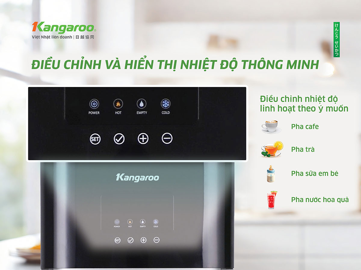 Máy làm nóng lạnh nước uống Kangaroo KGWD03BT1D