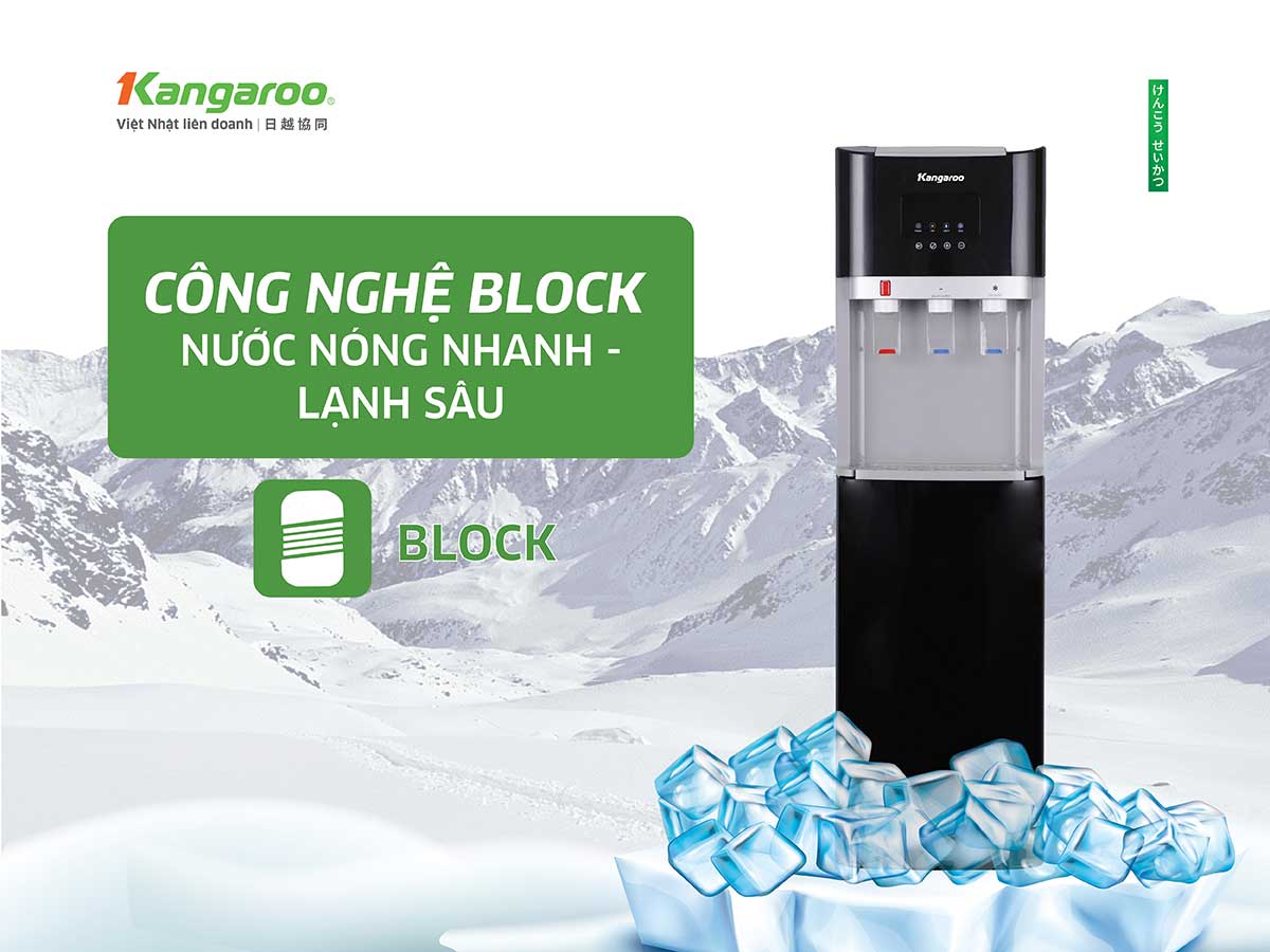 Máy làm nóng lạnh nước uống Kangaroo KGWD03BT1D