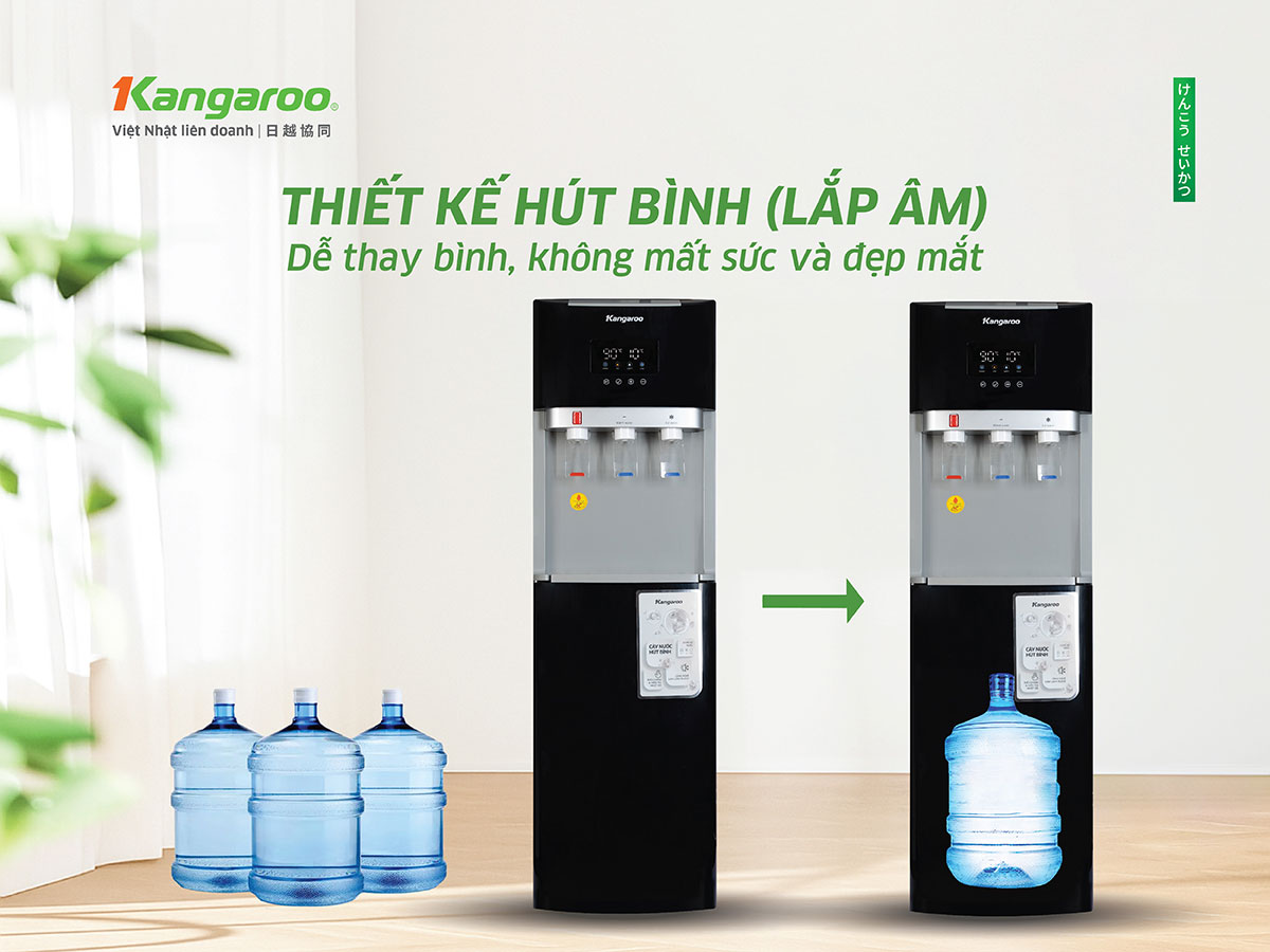 Máy làm nóng lạnh nước uống Kangaroo KGWD03BT1D