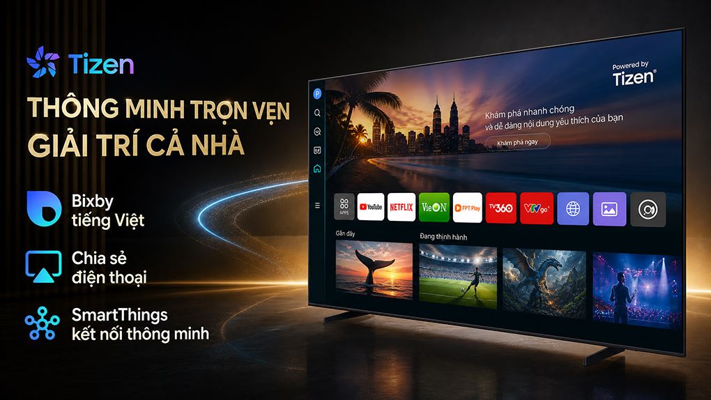 Smart Tivi Crystal UHD Samsung 4K 98 inch UA98U9500H