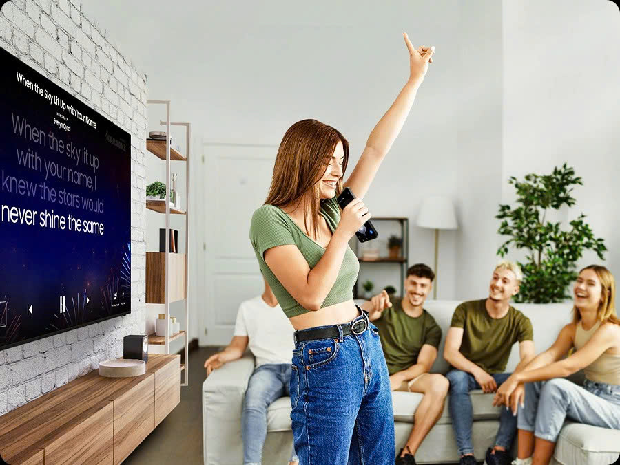 Smart Tivi Mini LED Samsung AI 4K 75 inch UA75M71HA